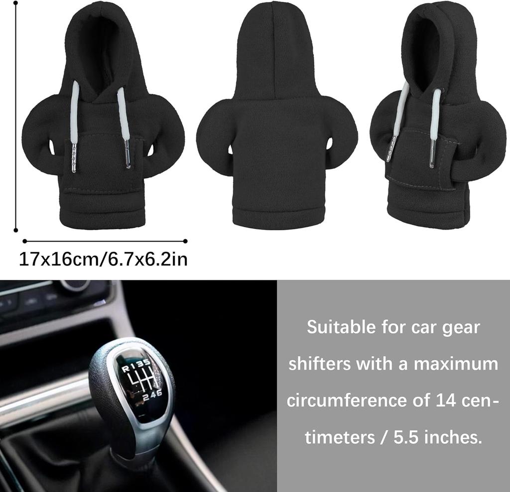 Mode Hoodie Auto Schaltknauf Abdeckung Manuelle Griff Schalthebel Dekoration Hoodie Abdeckung Automatische Auto Innen Zubehör