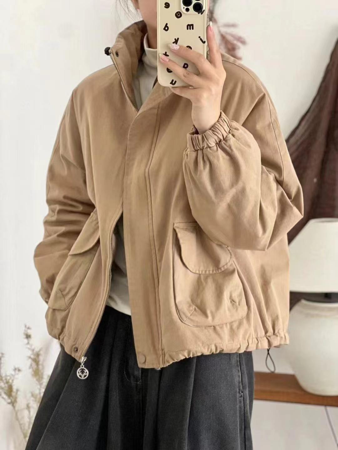 

2025 autumn new solid color semi-turtleneck fashion warm short hem with elastic top women s short fashion outer one size fits all