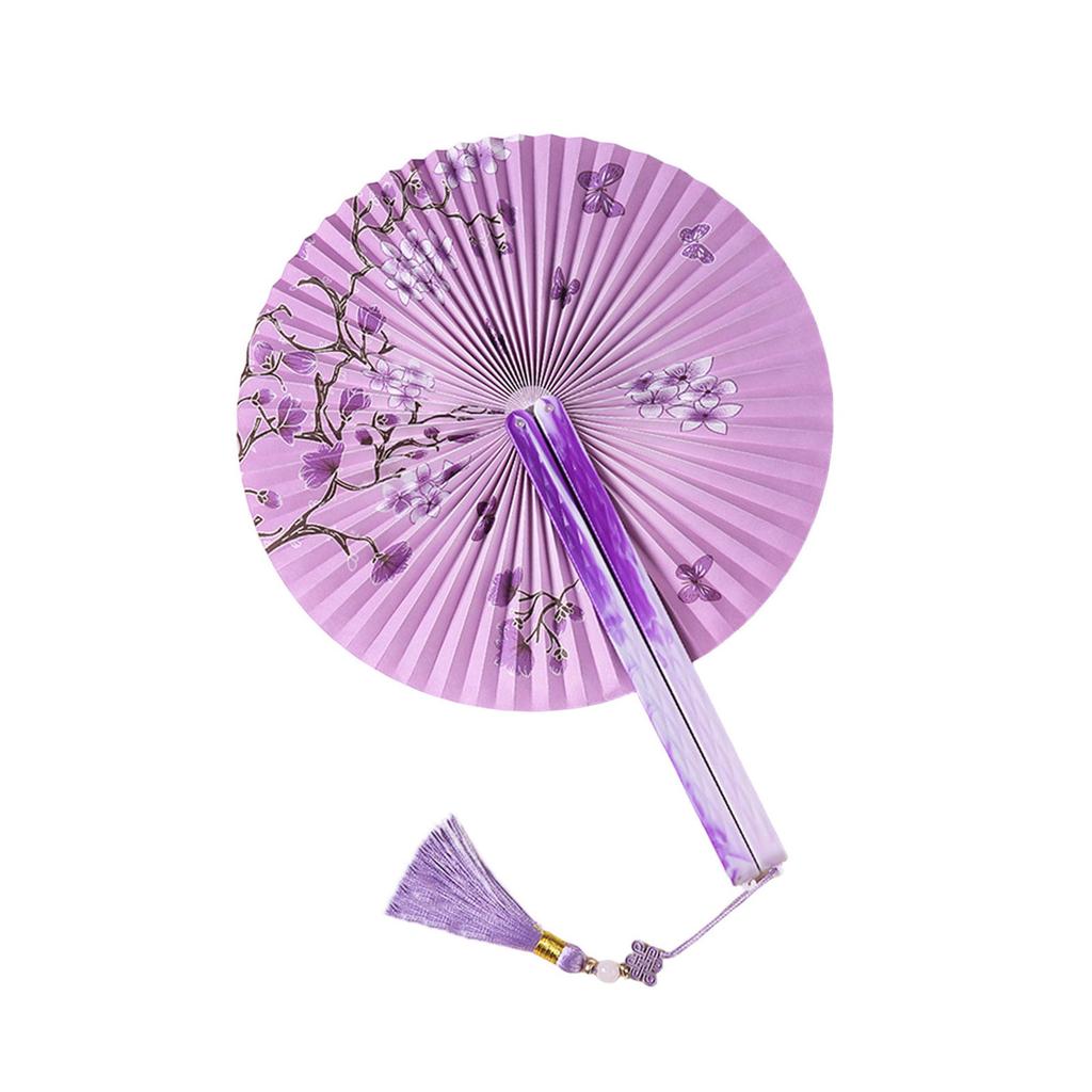 Handheld Round Foldables Hand Magnetic Fan Coolings Fan For Outdoor Sports Christmas Decorations And Travel Performances