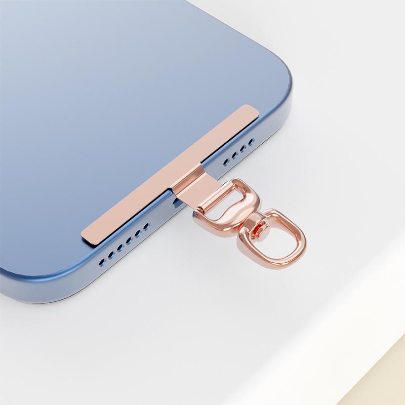 Ultra-Thin Mobile Lanyard Clip Case: Stainless Steel Connector with Buckle