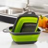 Square Folding Drain Basket, Leaking Basket, Fruit Basket, Vegetable Washing Basket, Home Fruit Basket