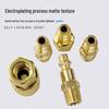 Five-Piece 1/4 NPT Female Quick Connect Air Hose Connector Set for Air Compressors