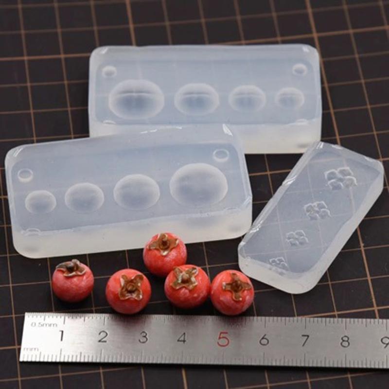 Stampo in Silicone a Forma di Frutta Artistica Materiali Sicuri per Alimenti Design di Cachi Stampo per Progetti Fatti a Mano Creazione di Regali
