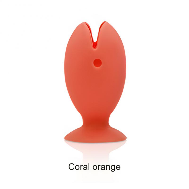 Suction Toothbrush Holder Portable Travel Cute Standing Traceless Tooth Brush Cover Fish Shape Silicone Suction Cup Bathroom Too
