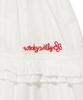 Wacky Willy Women'S Ruffle Mini Skirt White