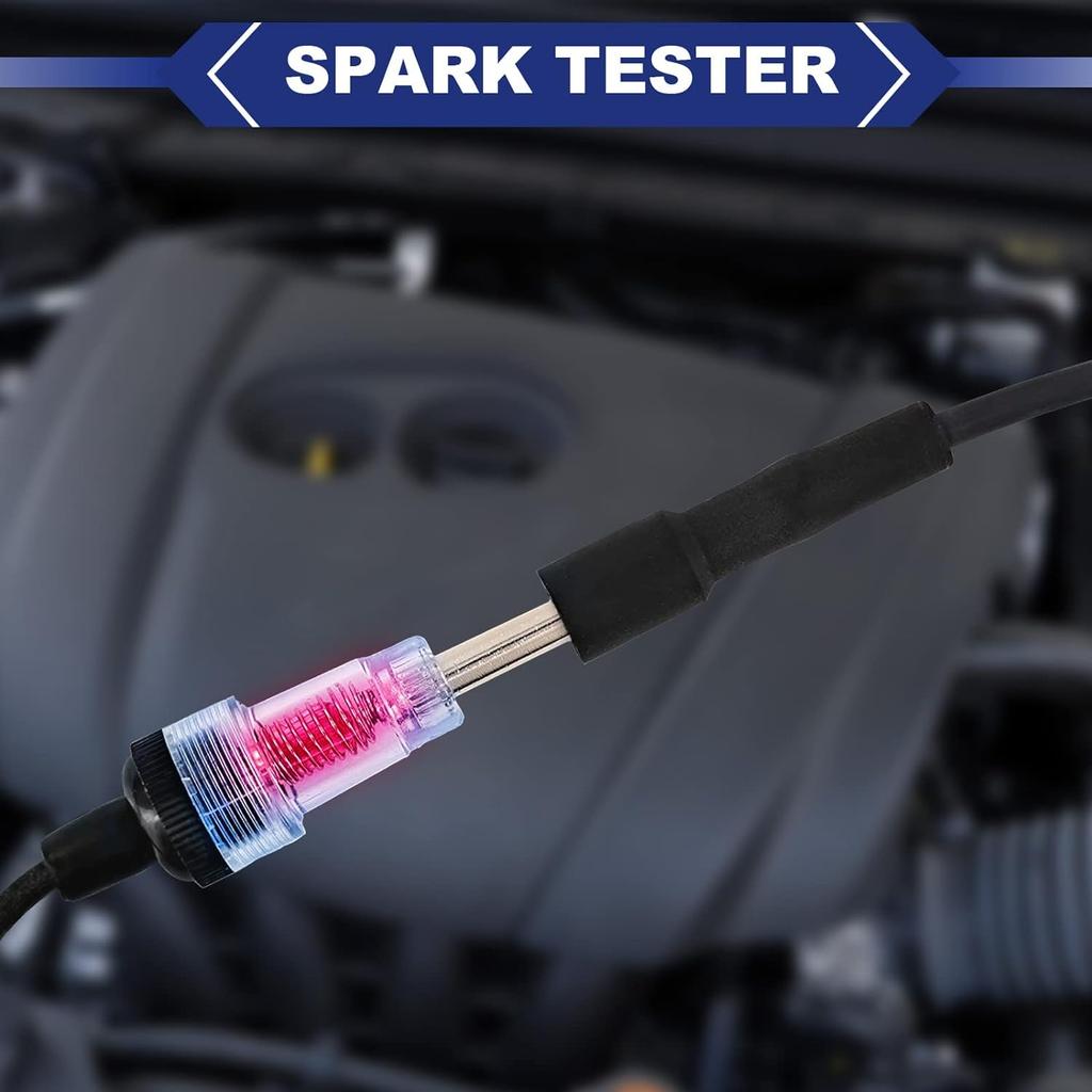 2023 Repair Tools Ignition System Coil Engine Test Car Spark Plug Tester In-Line Igniton Spark Tester Autos Diagnostic Test Tool