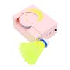 Automatic Rebound Badminton Trainer Kit Single Player Badminton Self Training Device with 6 Shuttlecocks and Remote for