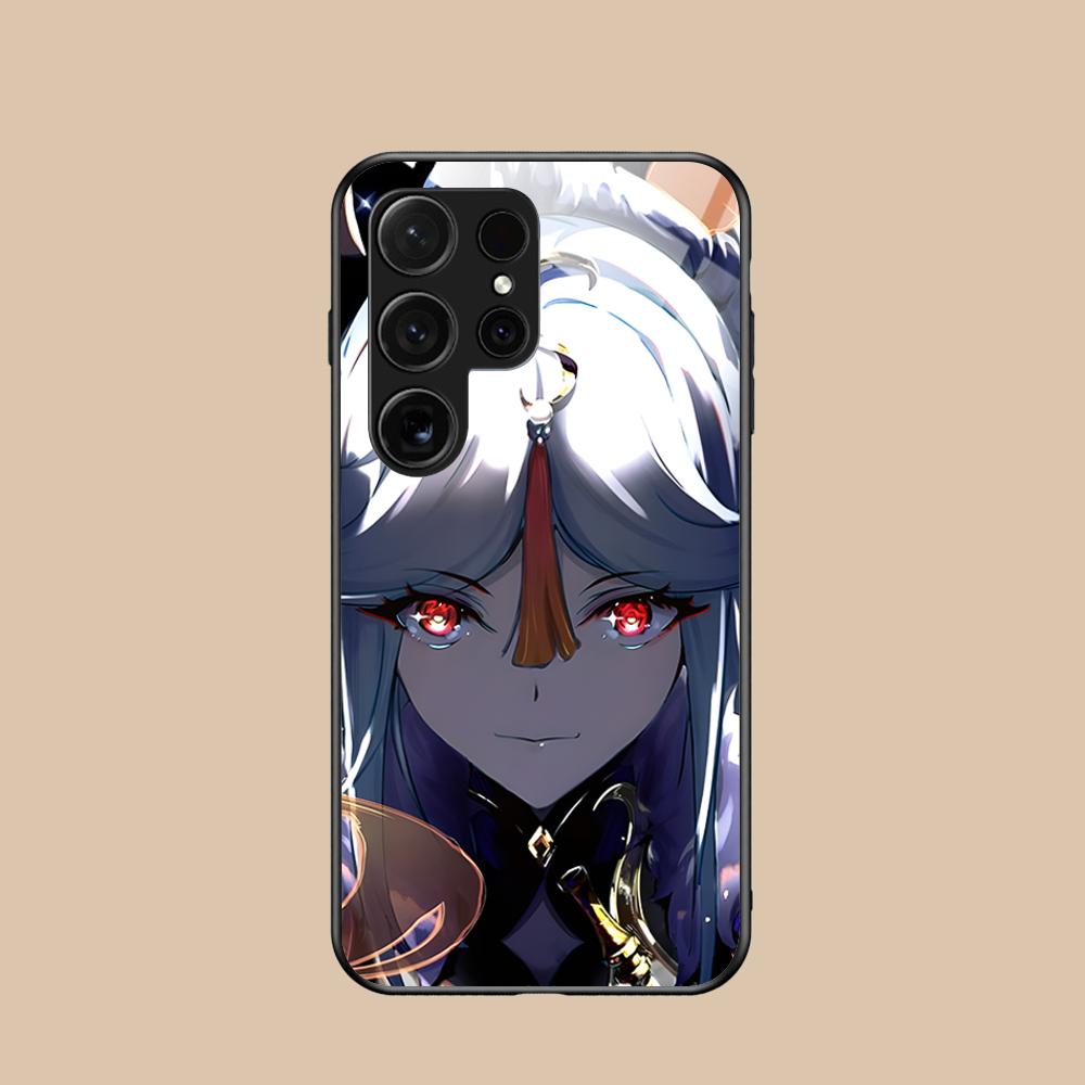 

Game GI Ningguang Glass Mobile Phone Case for Samsung Galaxy A56 55 54 53 52 51 36 35 34 23 16 15 5G Colorful Cover Galaxy A15 5G