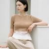 Plara Women Pleats Color Ruffle Blouse 88