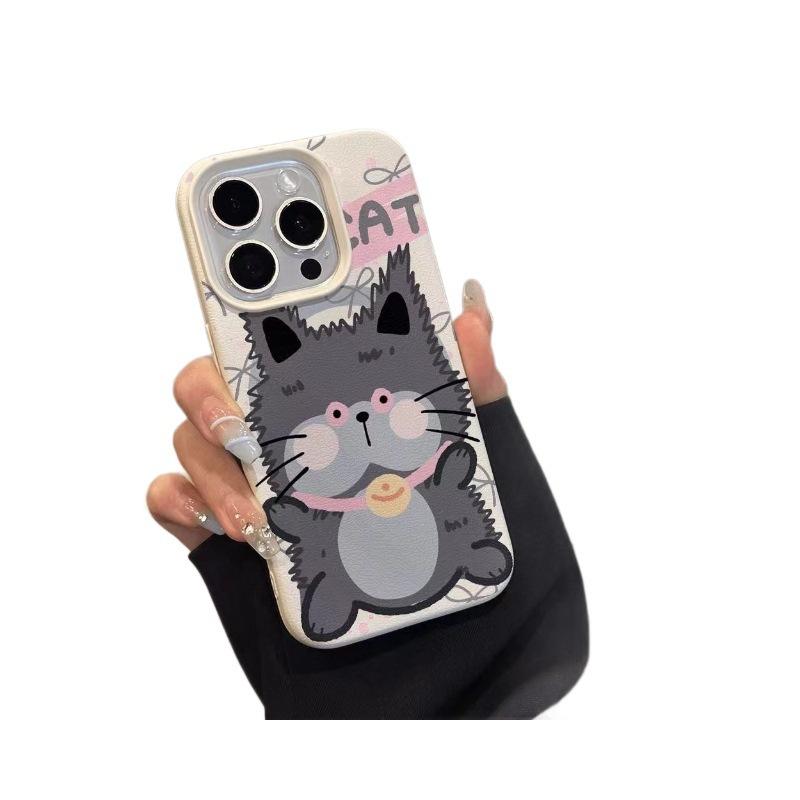 Cartoon Funny Cat for Apple 16 Phone Case for IPhone15promax Skin Pattern 14pro/13 Cute 12 Soft