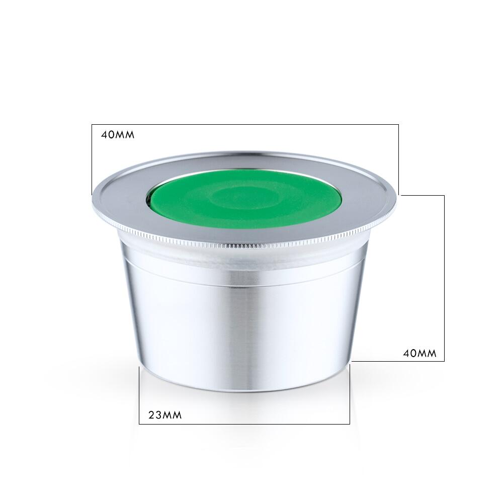 i Cafilas [LFG001] Reusable Coffee Capsule Filter Refillable Crema Maker Cups Pods Stainless Steel Coffee Capsule for CAPRISTA Espresso Espressotoria