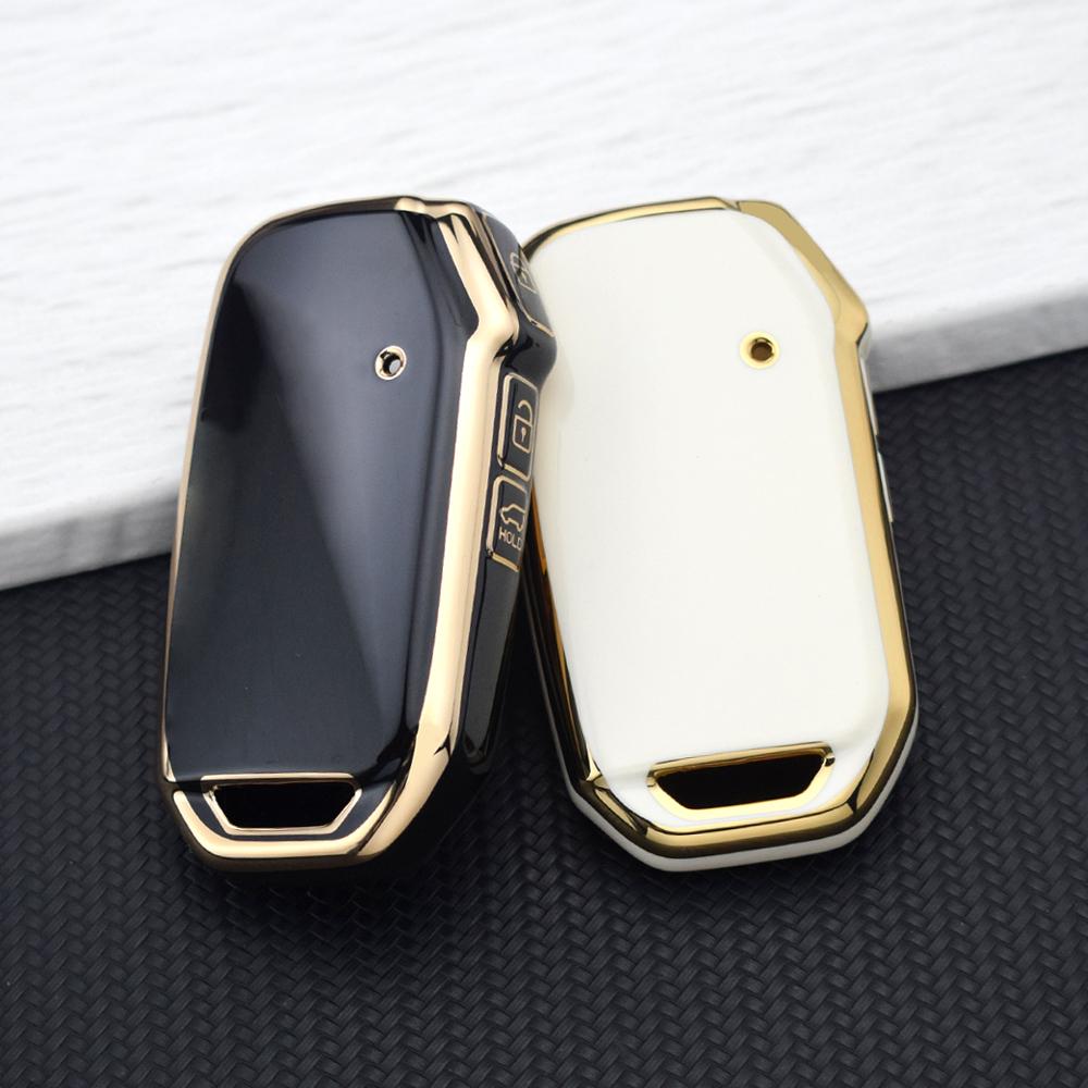 3 Buttons TPU Car Key Fob Cover for Kia Sportage K5 K8 2022 Cerato 2020 Sorento Soul Ray Telluride - Key Case Full Protector
