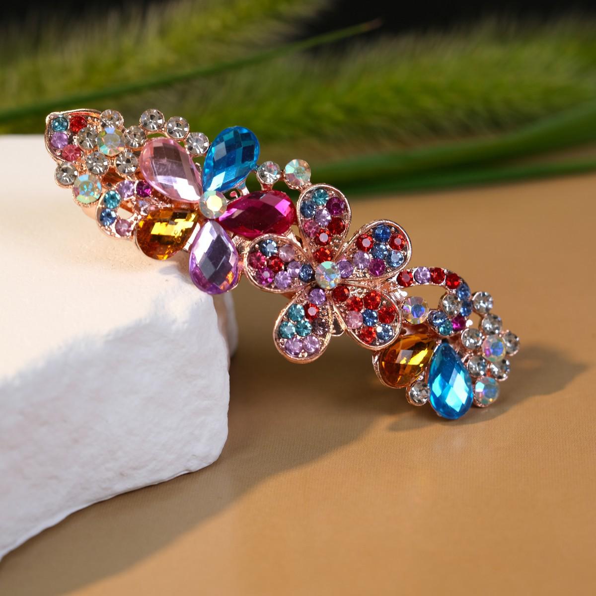 

Заколка для волос в корейском стиле: Зажим-пружина для высоких причесок, челок и хвостиков