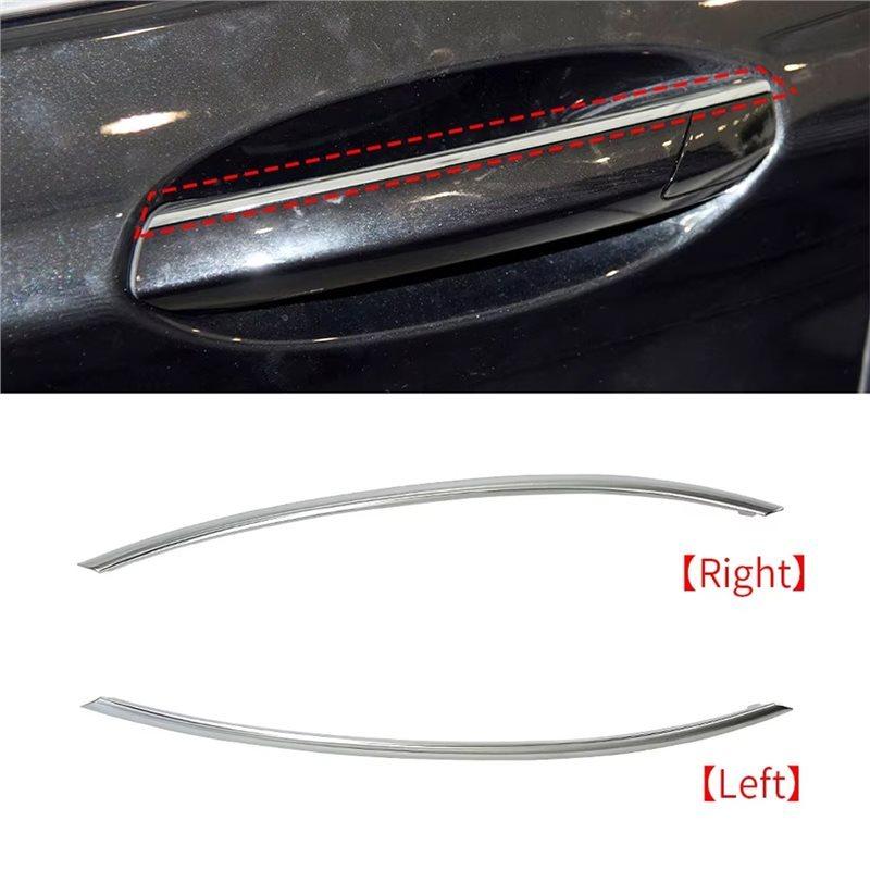 Chrome Left Right Side Exterior Door Handle Trim Strip For BMW G11 G12 7-Series 2016-- 51215A06743 51215A06744