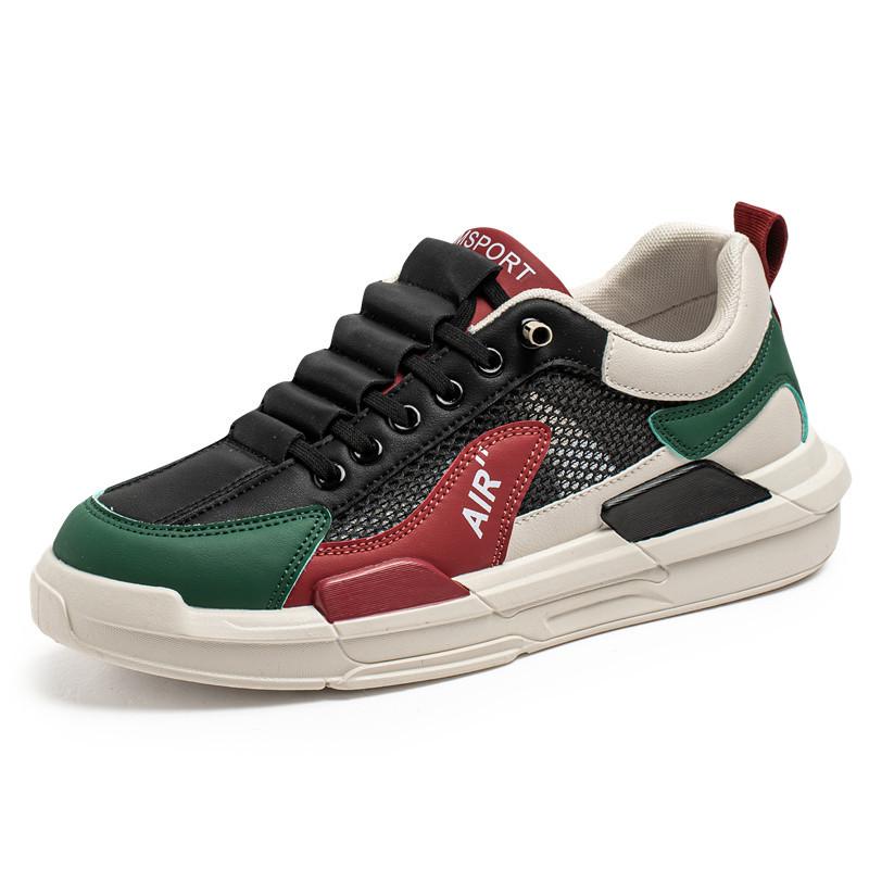 

Кроссовки летние новые дышащие сетчатые с закрытой стопой низкие повседневные мужские трендовые на толстой подошве на одной педали мужские туфли 39