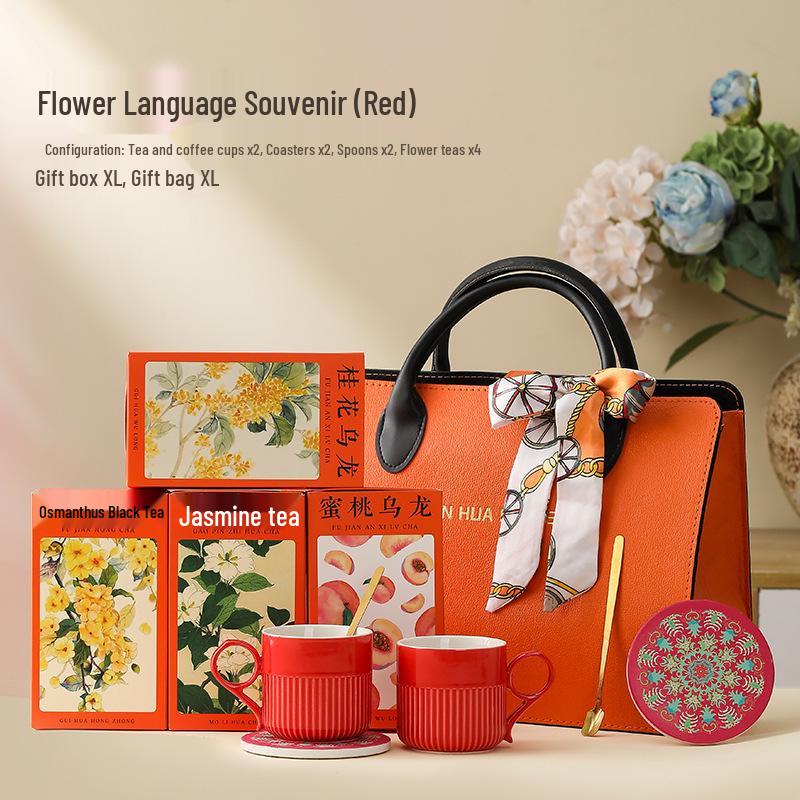 March 8th Creative Flower Tea Set & Coffee Cup - Perfect Beauty Salon or Company Gift