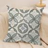 French Retro Print Cushion Cover Pillowcase Ultra Soft Skin Friendly Fabric Cloud Like Comfort & Concealed Zipper