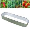 Raised Garden Bed Kit   Stylish Metal Raised Planter Bed with Installation Parts for Vegetables Flowers Ground Planter Box