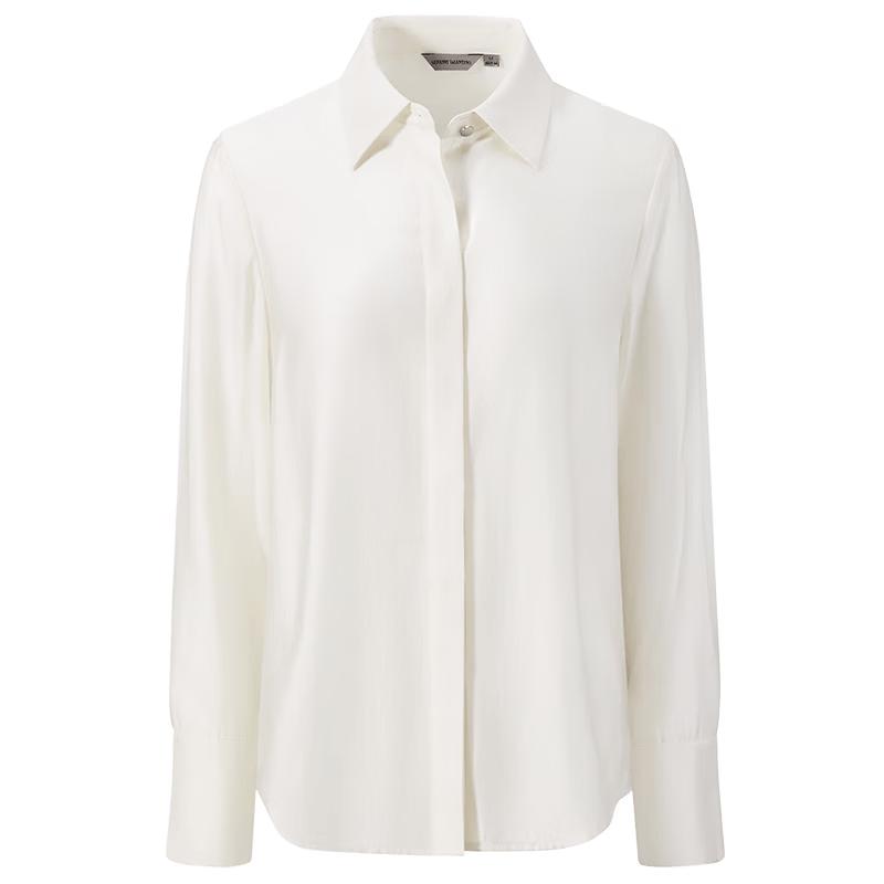 Giovanni Valentino Women s Long Sleeve Professional Shirt L белый