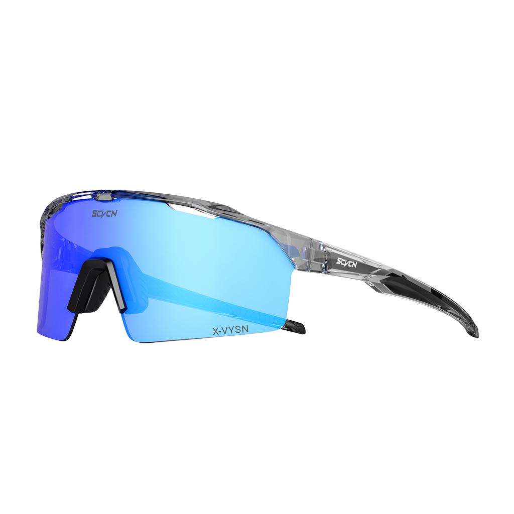 SCVCN Fashion Sunglasses for Men Photochromic Cycling Glasses Blue Cycl Mountain Bicycle Goggles Eyewear Sports Hiking UV400