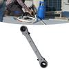 AC Valve Core Remover Multifunctional Air Condithoning Valve Core Remover Tool Kit with Wrench And Adapter