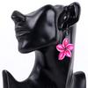 2026 Colorful Oil Painting Flower Acrylic Statement Earrings for Women New Trendy Plant Drop Dangle Earring Party Jewelry Gift