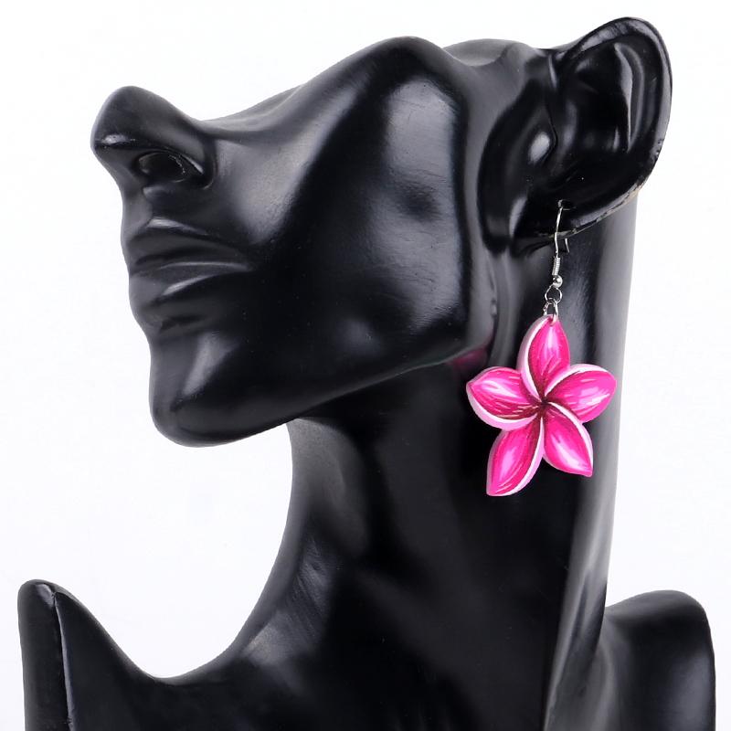 2026 Colorful Oil Painting Flower Acrylic Statement Earrings for Women New Trendy Plant Drop Dangle Earring Party Jewelry Gift