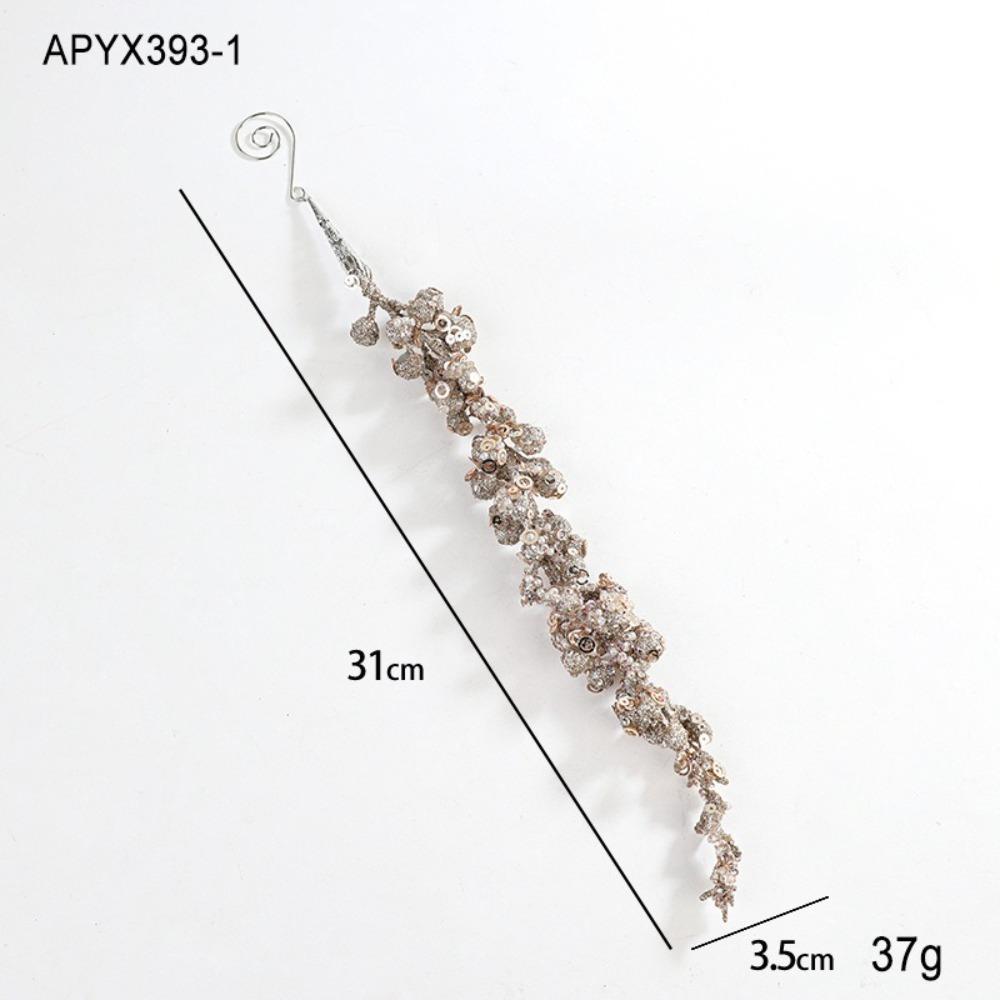 New Creative Christmas Branch Pendants New Year Pendant Xmas Tree Ornaments Hanging Ornament Plastic Christmas Decorations