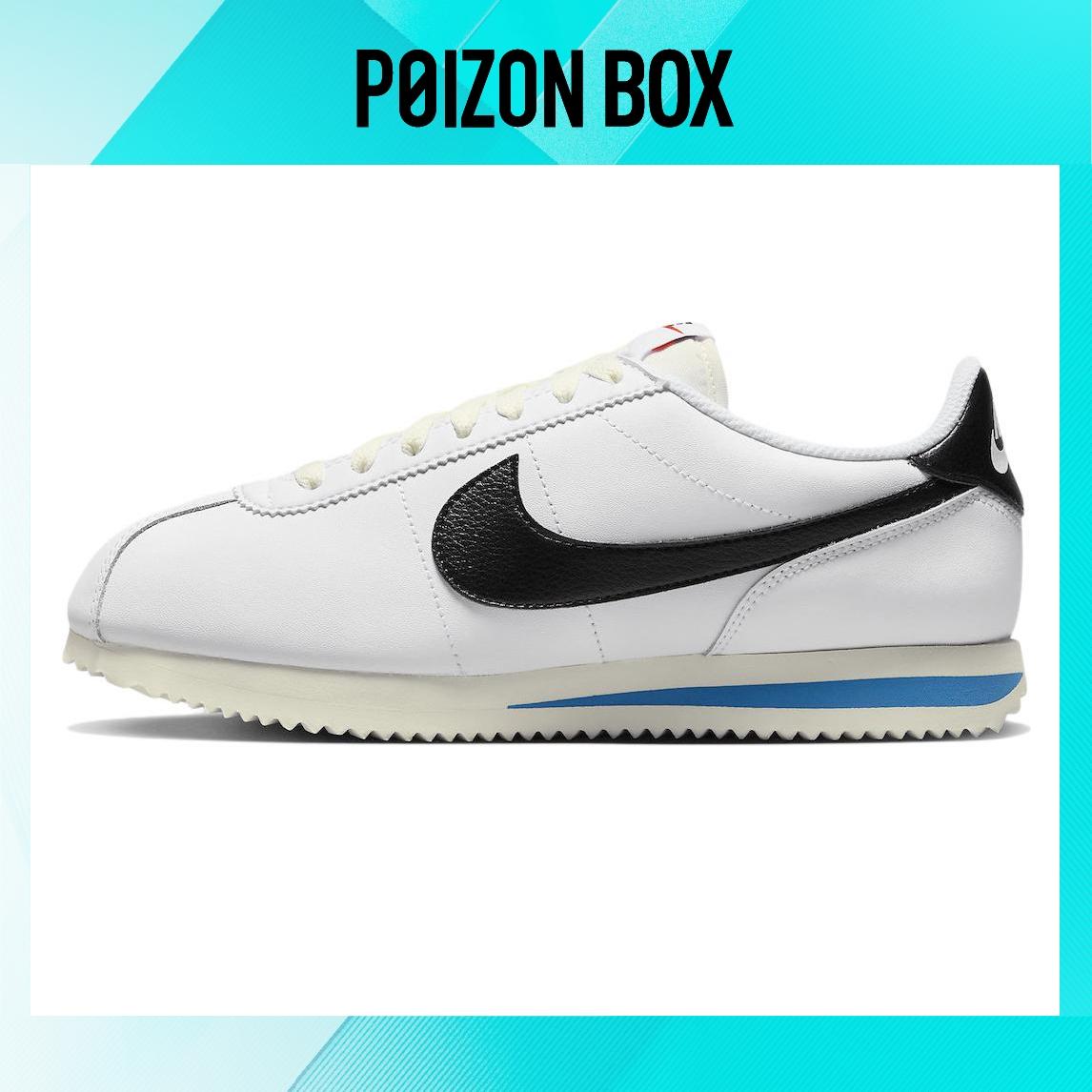 

кроссовки Nike Cortez White Black Light Photo Blue (Women s) DN1791-100