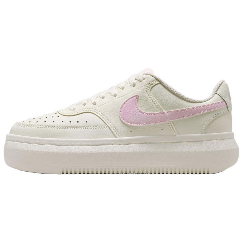 

Nike Court Vision Alta Comfortable Versatile Breathable Height Increasing Sneakers Women sneakers Off-White Pink DM0113-107 35.5