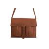 Goat Leather Messenger Bag Office School 15 In Laptop Satchel Crossbody Bags