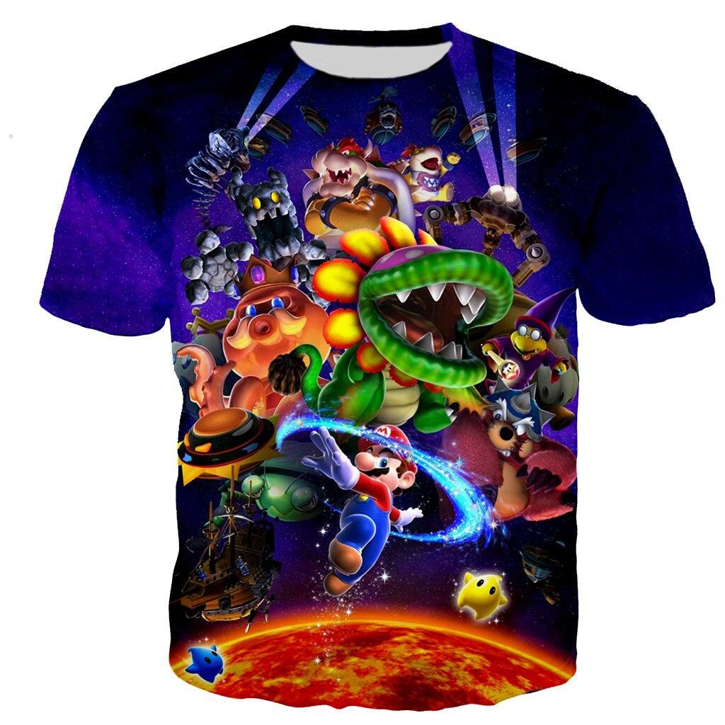 Super mario odyssey t shirt unisex/unisex 3D printed tshirts casual