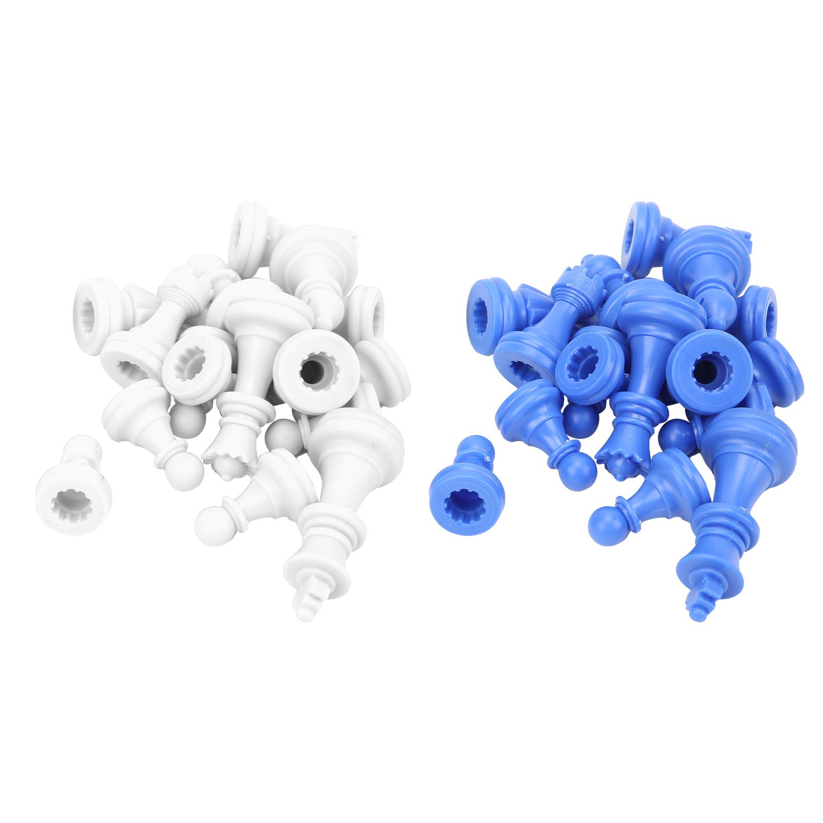 

Набор из 32 средневековых пластиковых шахматных фигур, высота короля 49 мм, без шахматной доски для соревнований