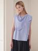 Koes Cotton Stripe Top_Sky Blue
