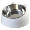 Stainless Steel Cat Bowl and Dog Bowl Double Bowl Protection Cervical Cat Bowl Slant Mouth Hot Selling Pet Food Bowl Supplies
