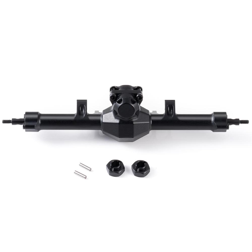 MIBIDAO Alu Alloy Extended / Stock Length Front Rear Axle for Axial SCX24 Deadbolt C10 Wrangler Gladiator Bronco 1/24 RC Car