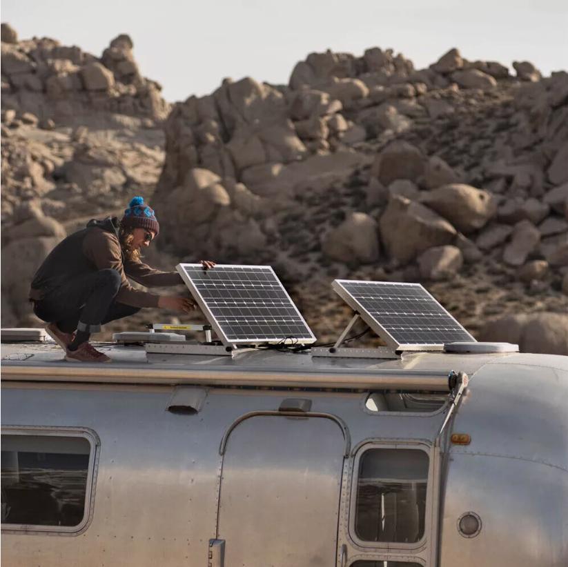 Rooftop Flat Surface Adjustable Frame Alloy Photovoltaic Bracket Portable Renogy Solar Panel Tilt Mount Brackets