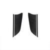4pcs Carbon Fiber Car Inner Door Storage Panel Sticker For Smart Fortwo 2011-15