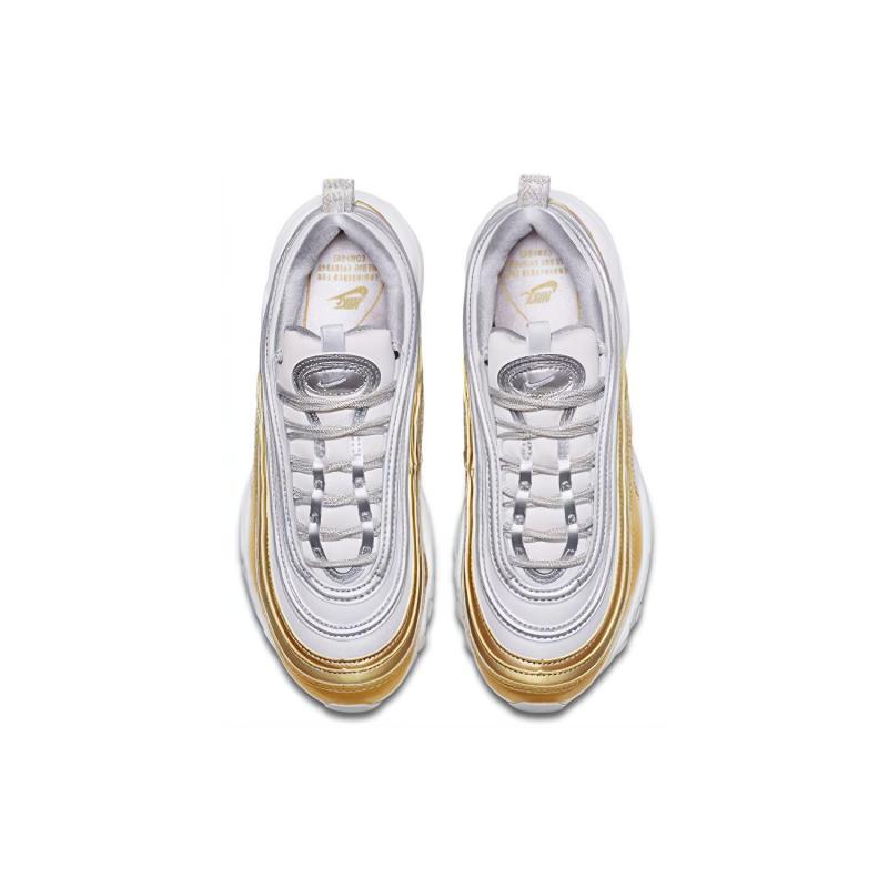 Nike Air Max 97 Vast Grey Metallic Gold Damen Sneaker Freizeitschuhe AQ4137-001