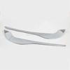 For Mazda CX-5 KF 2017- CX8 2017-2024 Chrome Front Bottom Fog Lamp Light Foglight Eyelid Bumper Molding Trim Car Accessories
