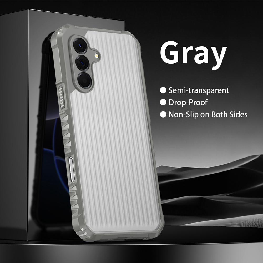 KEYSION Heavy Duty Shockproof Phone Case for Samsung A56 5G A36 A26 A16 4G Silicone+PC Translucent Matte Cover for Galaxy A17 5G