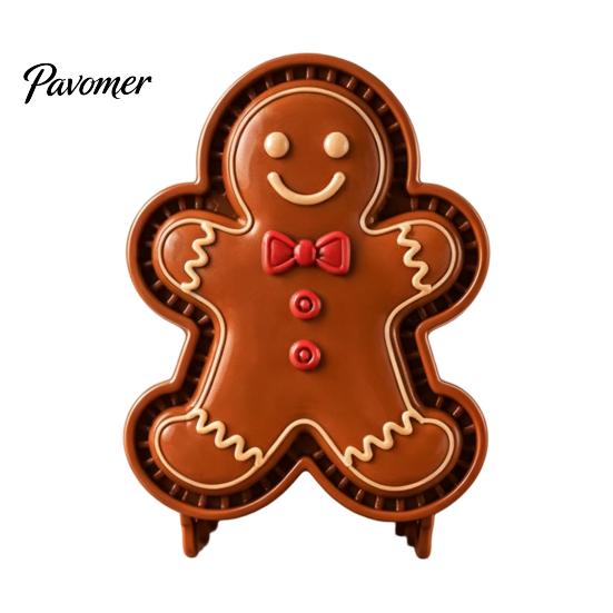 Kitchen Gifts for Bakers Christmas Mini Pie Mold, 3D Relief Embossed Hand Baking Gadgets Reusable DIY Dough Press Mold Holiday Party Molds