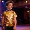 Disco Metallic Top Hip Hop Performance Dancewear Fashion Dance Top  Kids Boys Girls