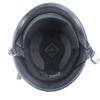 1X M/L/XL Vintage Motorcycle Cruiser Helmet Half Face German Helmet Motorcycle Helmet Bright Black Car-styling DOT