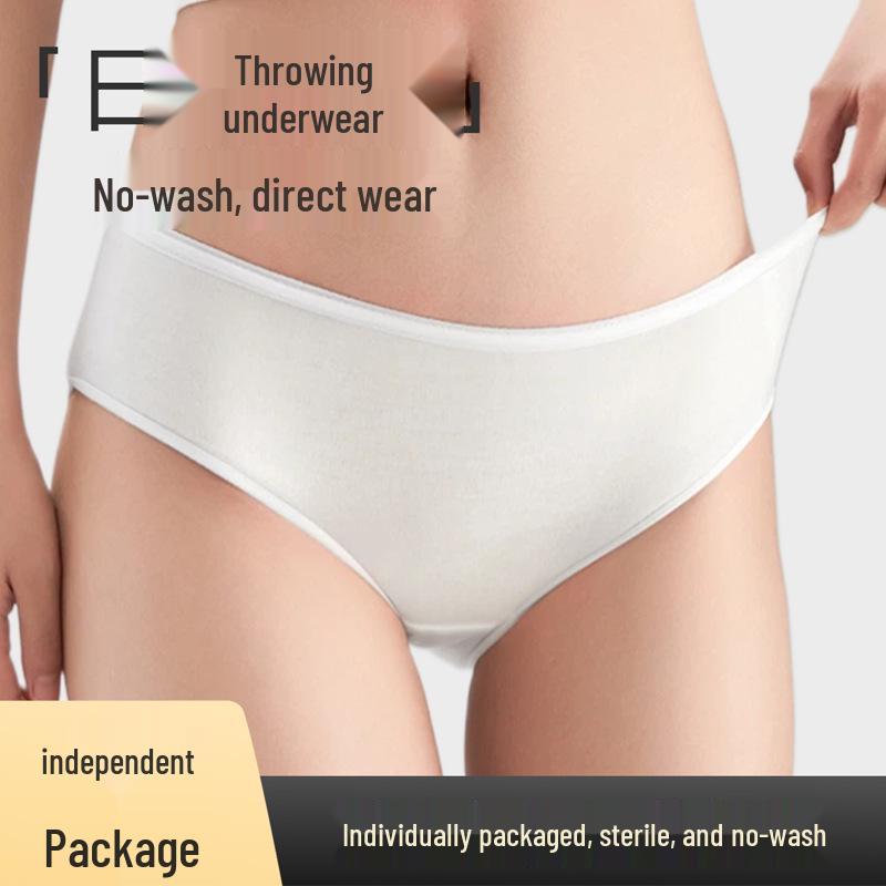 

Women s Disposable Panties: Travel, Hotel, Business, Postpartum, Sterile, Individually Packaged, Wash-Free Quadruple Extra Large
