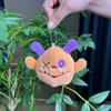 Plush Whimsical Monster Doll Keychain With Adorable Features And Colorful Options Chain