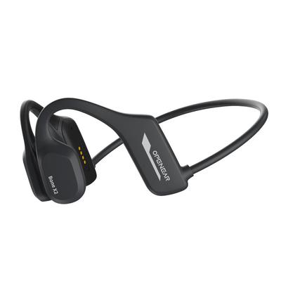 BoneX2 Waterproof Bone Conduction MP3 Bluetooth Earphones, 8GB Non-In-Ear Wireless Sports Headphones