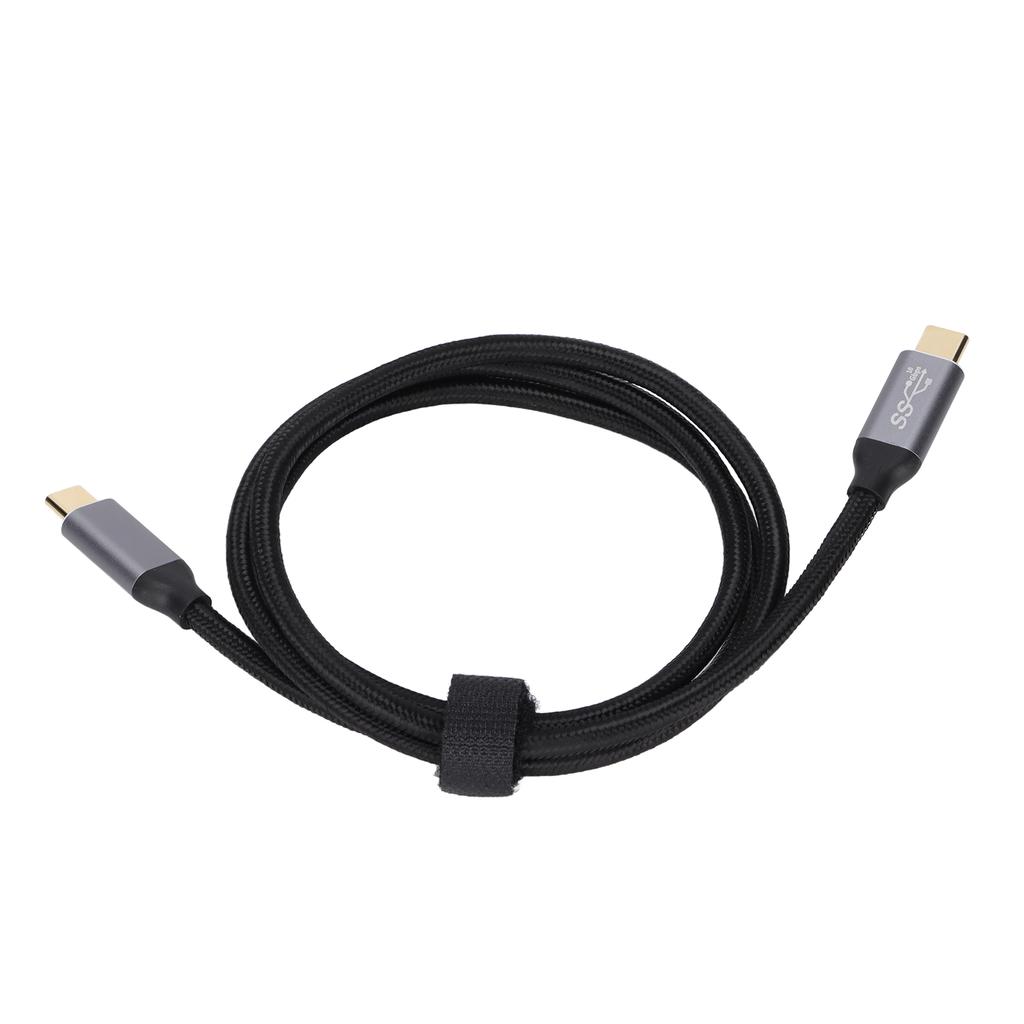 USB C Cable 10Gbps Fast Speed 100W Power Fast Charging 4K 60Hz Smart Chip Stable Transmission Type C Male Cable for PC