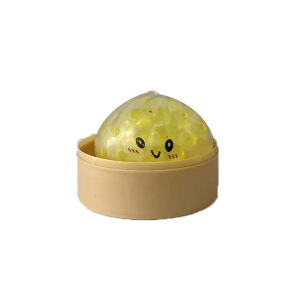 Dumpling Pressure Dumpling Squishies Cute Colorful Bun Toy Slow Rising Stress Relief Fidget Toy For Kids Adults Anti-Anxiety Gif