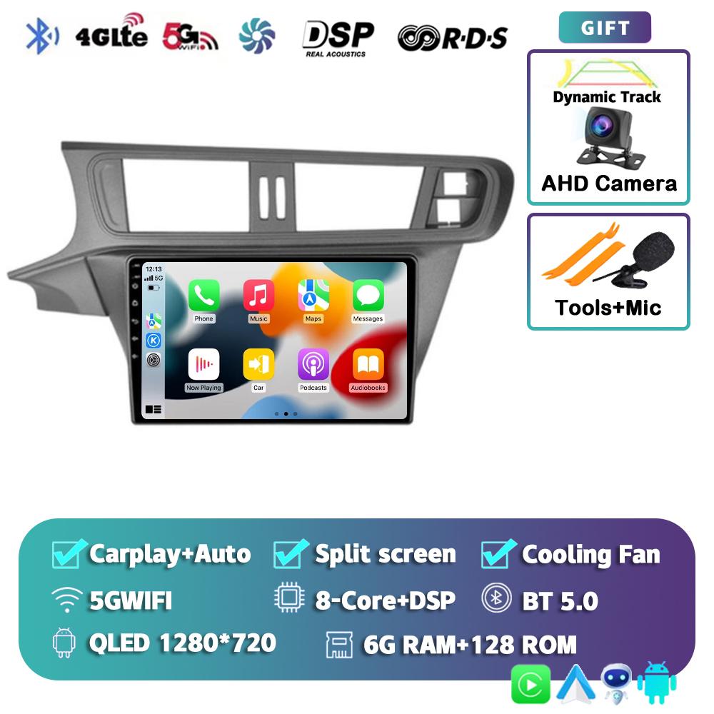 Android 14 Carplay Auto For Citroen C3-XR 2010-2018 Car Radio Multimedia Video Player Navigation GPS Stereo Head Unit Wifi+4G BT